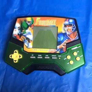 Play action football video game by tiger handheld